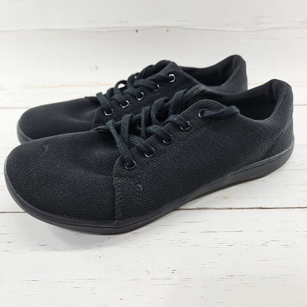 Whitin Womens Size 10 EU‎ 41 Black Barefoot Shoe Zero Drop Minimalist Sneakers